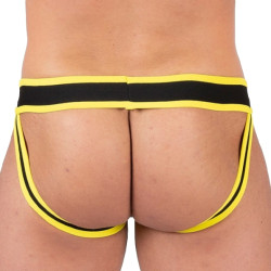 Sparta's Harness Jockstrap Shell Noir-Jaune